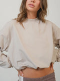 Luxe Lightweight Top in Ecru