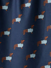 Coastal Dachshund Tea Towel