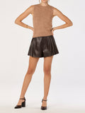 Pernille Sweater Tank in Camel