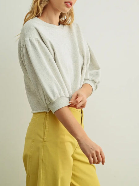 On A Roll Sweatshirt in Oatmeal