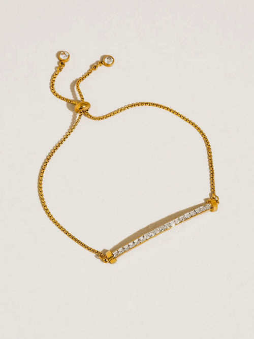 Montessa CZ Bar Bracelet