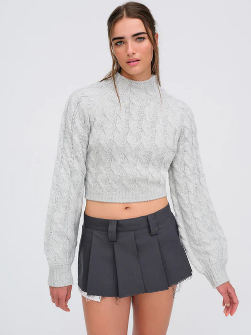 Lise Chunky Sweater in Grey