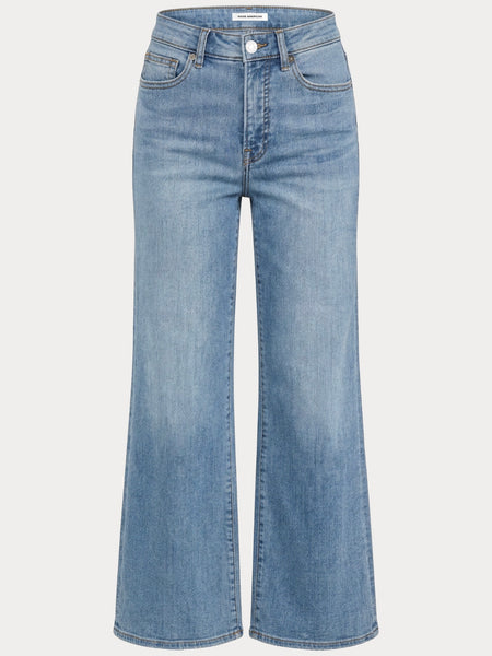 Good Waist Palazzo Ankle Jeans in Cedarwick