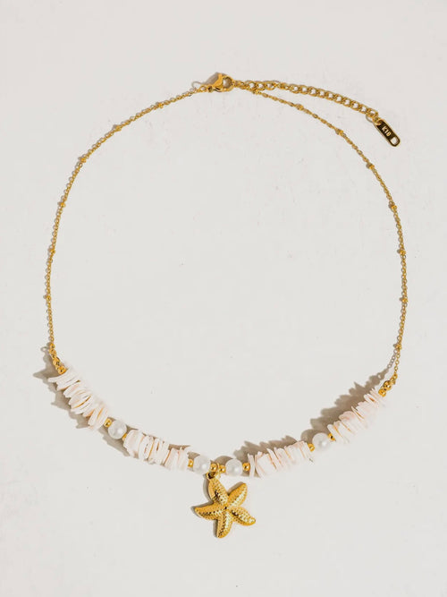 Thelma Shell Star Necklace