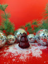 Mini Mercury Glass Tree in Red