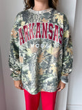 Arkansas Camo Sweatshirt in Red
