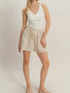 No Time To Waist Short in Taupe