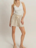 No Time To Waist Short in Taupe