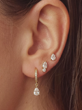 Stone Teardrop Earring Set