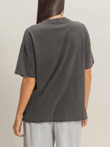 Pockets Please Tee in Black