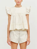 Leah Top in Cream