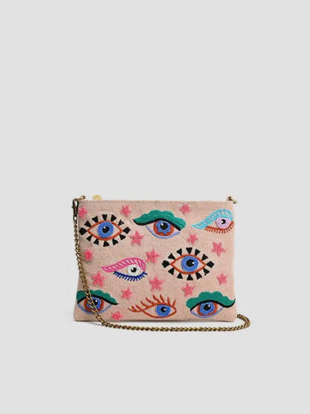 Groovy Evil Eye Purse