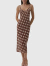 Bryony Dress in Chocolate Halo Dot