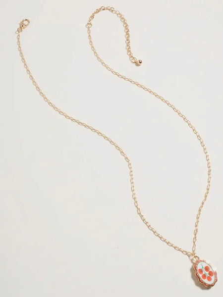 Recycled Plastic Puffy Cloud Clip in Rosewood