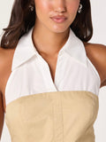 Aleda Top in Khaki