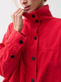 Liberty Funnel Neck Jacket in Negroni