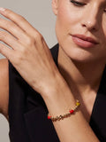 Pasta Girl Beaded Bangle