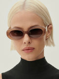 Bethnall Oval Sunglasses in Cocoa Taupe