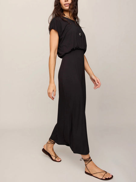 Anika Midi Dress in Black
