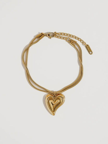 Dione Heart Bracelet