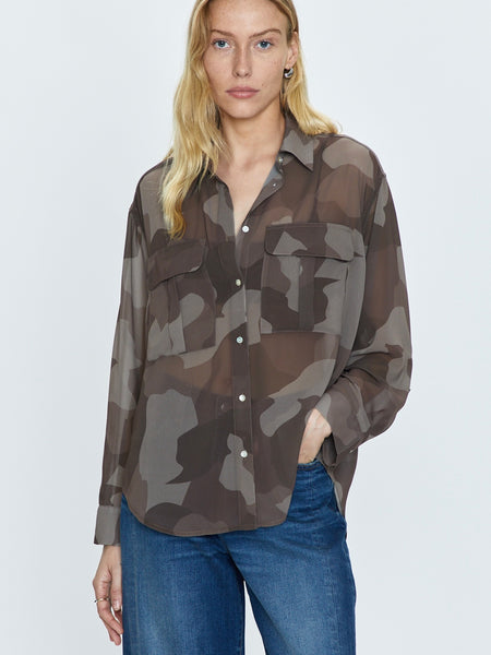 Reese Button Up in Camo