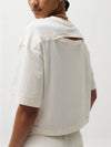 Mae Cropped Tee in Soft White