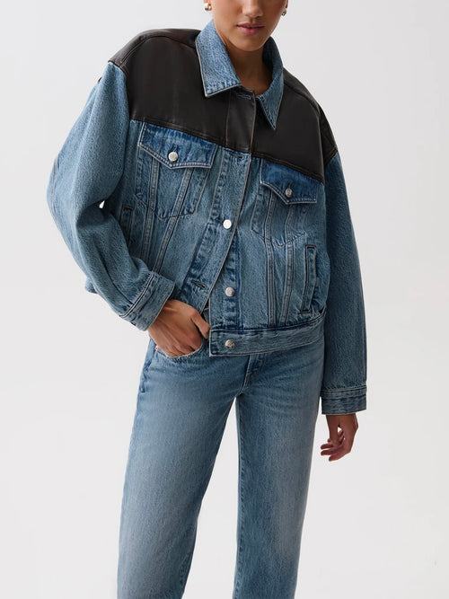Harley Trucker Jacket in Metropolis
