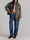 Ashley Plaid Shirt in Ginger Combo