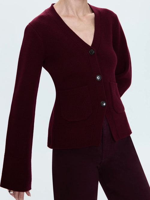 Aeron Sweater in Claret