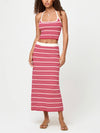 Positano Top in Superbloom Stripe