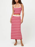 Ravello Skirt in Superbloom Stripe