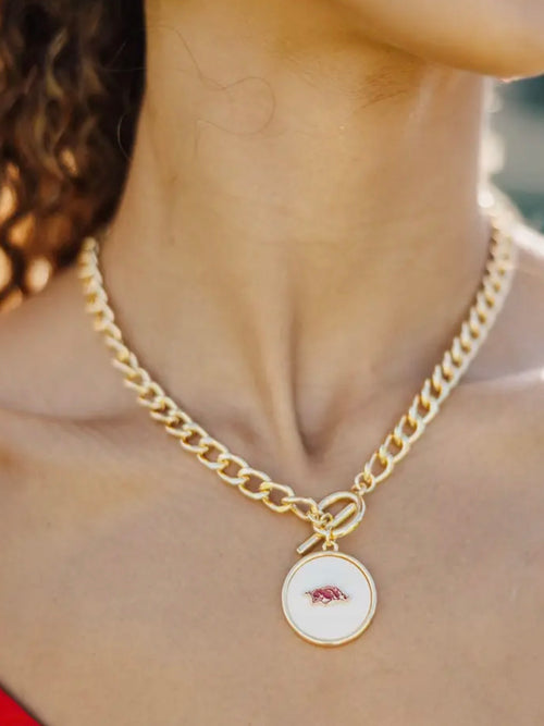Arkansas Logo Necklace