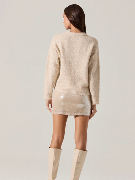 Selbie Sweater in Cream