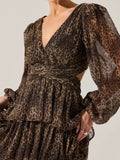 Anora Dress in Leopard Print