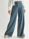 We Scream For Scallops Trouser in Denim
