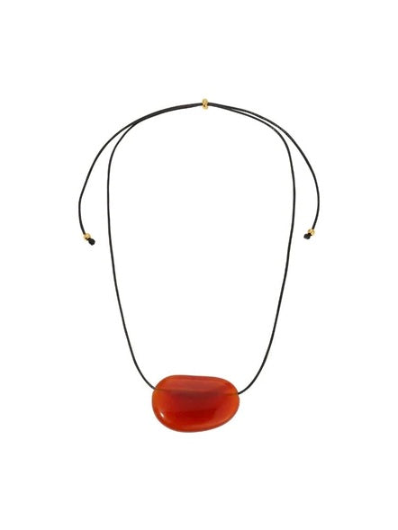 Julia Necklace in Red & Black
