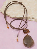 Resin Rendezvous Pendant Necklace