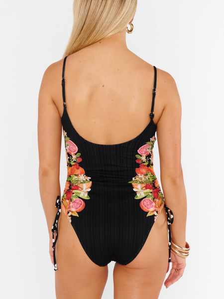 Maldives One Piece in Tropical Sangria Multi