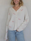 Piper Cardigan in Holiday Cream