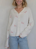 Piper Cardigan in Holiday Cream