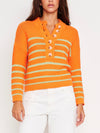 Amira Sweater in Orange & Mint