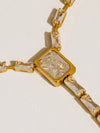 Cieline CZ Lariat Necklace