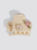 KitschPop Cloud Clip 7pc Vintage in Pearlized Cream