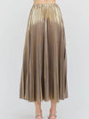 Give Me Your Best Shot Skirt in Gunmetal Gold