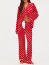 Livy & Connie PJ Set in Peppermint Bows