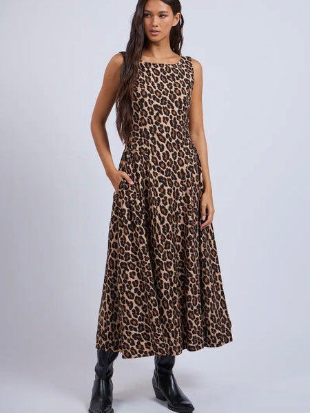 Wild About You Midi Dress in Cheetah