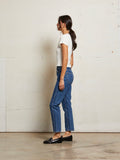 Gabby Sweater Rib Short Sleeve in Sugar