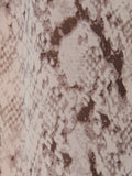 Slinking Along Blouse in Grey Snake