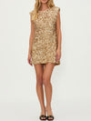 Mirabel Dress in Gold Sparkle