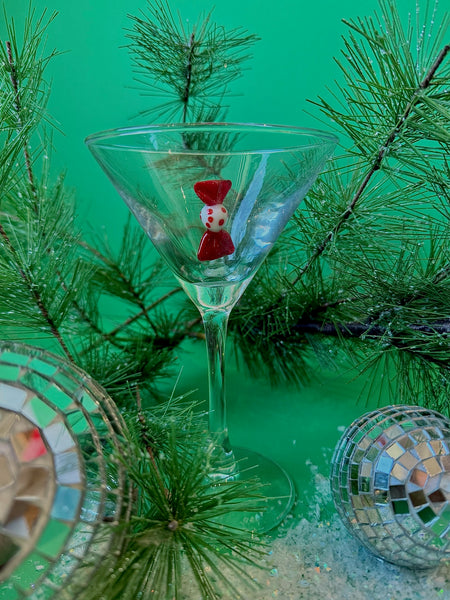Mini Mercury Glass Tree in Light Blush